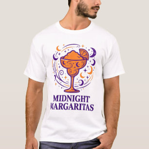 Middernacht Margarita's Hekserige Cocktail Hallowe T-shirt