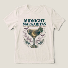 Middernacht Margaritas Hekserige Dames Tri-Blend T Shirt