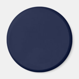 Middernacht marineblauwe effen kleur magneet