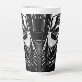 Middernacht Metalen Portret Latte Mok