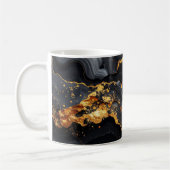 Middernacht Onyx & Goudblad Abstracte MOK (Links)
