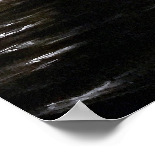 Middernacht op het Canal Grande Poster (Hoek)