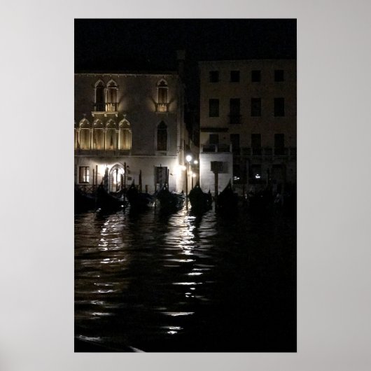 Middernacht op het Canal Grande Poster (Voorkant)