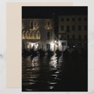 Middernacht op het Grand Canal Scrapbook Paper