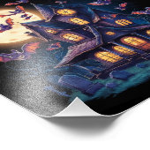 Middernacht op het Haunted Estate Foto Afdruk (Hoek)