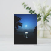 MIDDERNACHT OP HET MEER BRIEFKAART (Staand voorkant)