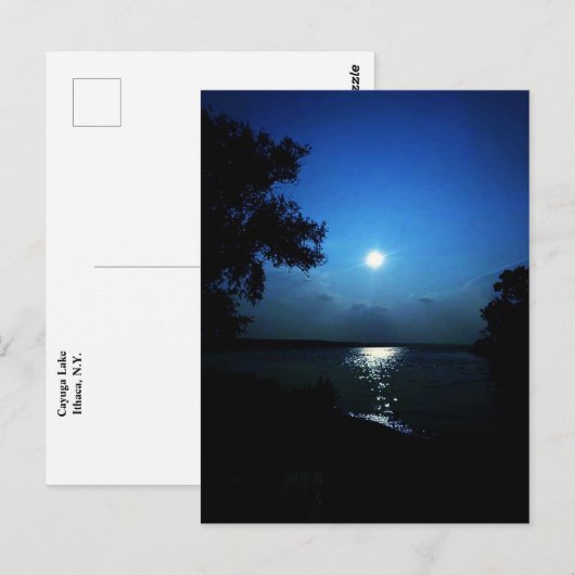 MIDDERNACHT OP HET MEER BRIEFKAART (Voorkant / Achterkant)