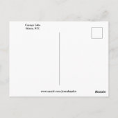 MIDDERNACHT OP HET MEER BRIEFKAART (Achterkant)