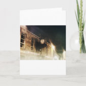 Middernacht op Hogmanay Feestdagen Kaart (Voorkant)