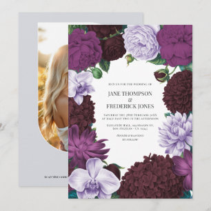 Middernacht Orchidee, Fluwelen Aubergine & Nevelig Kaart