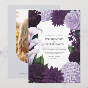 Middernacht Orchidee, Fluwelen Aubergine & Nevelig Kaart