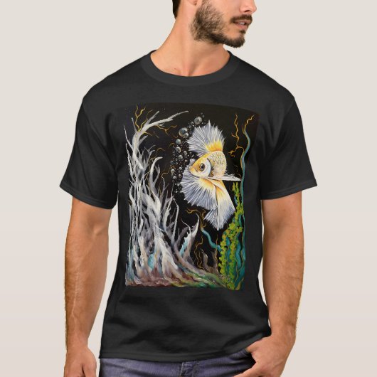 Middernacht Parelglans T-shirt (Voorkant)