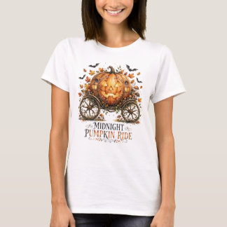 Middernacht Pompoenrit Halloween Koets T-shirt Mag