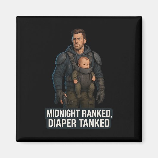 Middernacht Ranked Magneet (Voorkant)