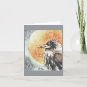 Middernacht Raven door Sherry Kaart