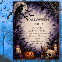 Middernacht Raven Halloween-feest 