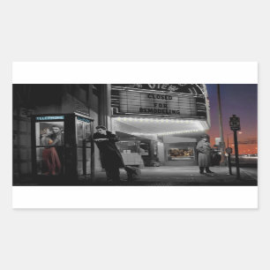 Middernacht Rechthoekige Sticker