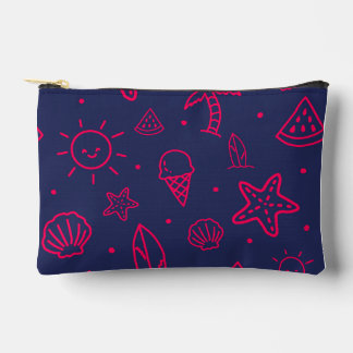 Middernacht Roze Krabbelpatroon Etui