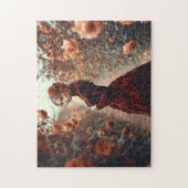 Middernacht Rozenprinses Gotische Sprookjestuin Legpuzzel (Verticaal)
