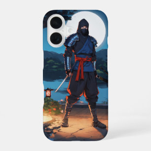 Middernacht Shinobi Bewaker: Maneschijn Nin iPhone 16 Hoesje