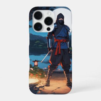 Middernacht Shinobi Maan: Donkere Samurai & Ninja iPhone 16 Pro Hoesje