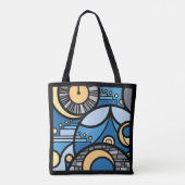 Middernacht slaat tote bag (Achterkant)
