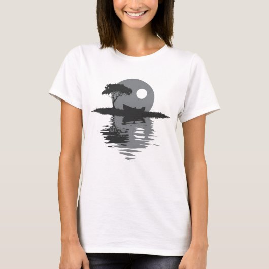 Middernacht spiegelglas t-shirt (Voorkant)
