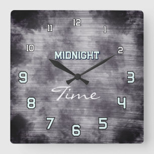 Middernacht Tijd Gotische Maanlicht Wandklok