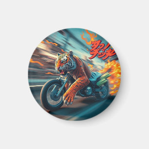 Middernacht Tijgerrijder Magneet