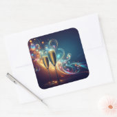 Middernacht Toast Viering Stickers (Envelop)