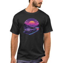 Middernacht Touge Run: Synthwave Sportauto