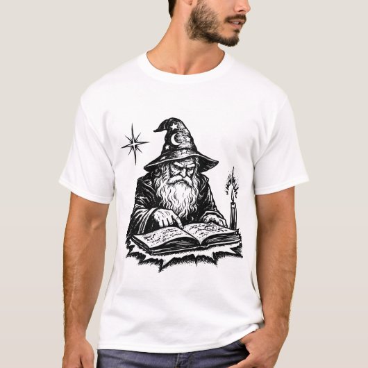 Middernacht-tovenaar T-shirt (Voorkant)