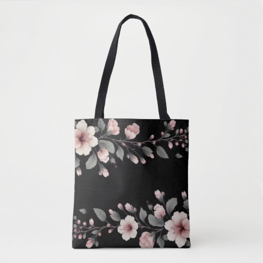 Middernacht Tropen Tote Bag (Voorkant)