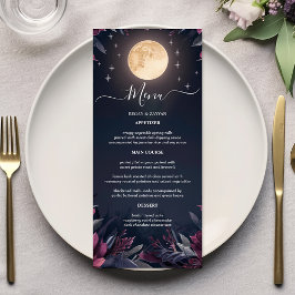 Middernacht Tuin Maan Bruiloft Menu