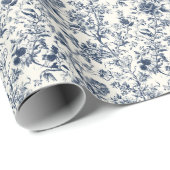 Middernacht Tuin Toile Cadeaupapier (Rol Hoek)