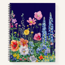 Middernacht Wilde Bloem | Cottagecore Bloemenjourn
