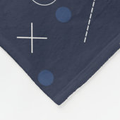 middernacht winter bloemen deken (Hoek)