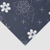 middernacht winterbloemen tissuepapier (Detail)