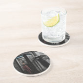 Middernacht Zandsteen Onderzetter (Zijkant)