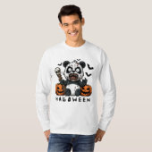 Middernacht Zombie Panda T-shirt (Voorkant volledig)