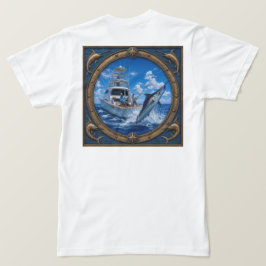 Middernachtblauwe Marlin T-shirt