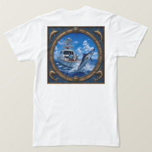 Middernachtblauwe Marlin T-shirt
