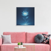 Middernachtbloei Canvas Afdruk (Insitu (Woonkamer))