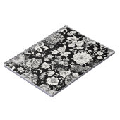 Middernachtbloei: een donkere bloem notitieboek (Linkerzijde)