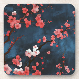 Middernachtbloesems Bier Onderzetter