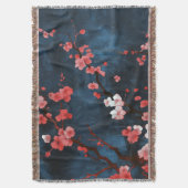 Middernachtbloesems Deken (Voorkant Verticaal)