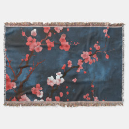 Middernachtbloesems Deken