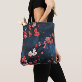 Middernachtbloesems Tote Bag