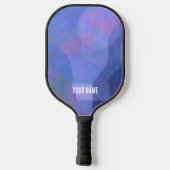 Middernachtbogen - Indigo Abstracte geometrie Pickleball Paddle (Achterkant)