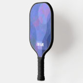 Middernachtbogen - Indigo Abstracte geometrie Pickleball Paddle (Links)